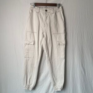 PacSun Men's Off-White Cargo Pants
